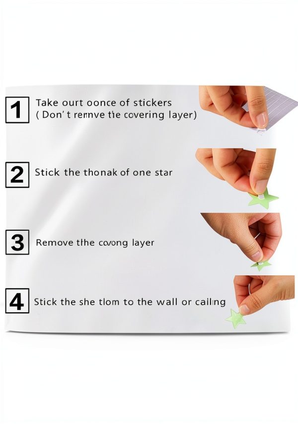 Glow in the Dark Star Stickers GLOCARNIVAL Wall-4