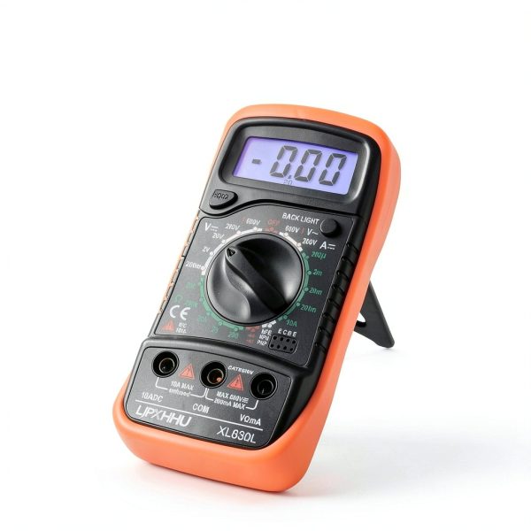 LJPXHHU Compact Multimeter Orange Black-4