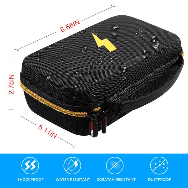 Fluke 87V Multimeter Case Black+Yellow Pocket COMECASE-3