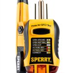 SPERRY NC & GFCI Tester Kit Yellow Model STK001-0