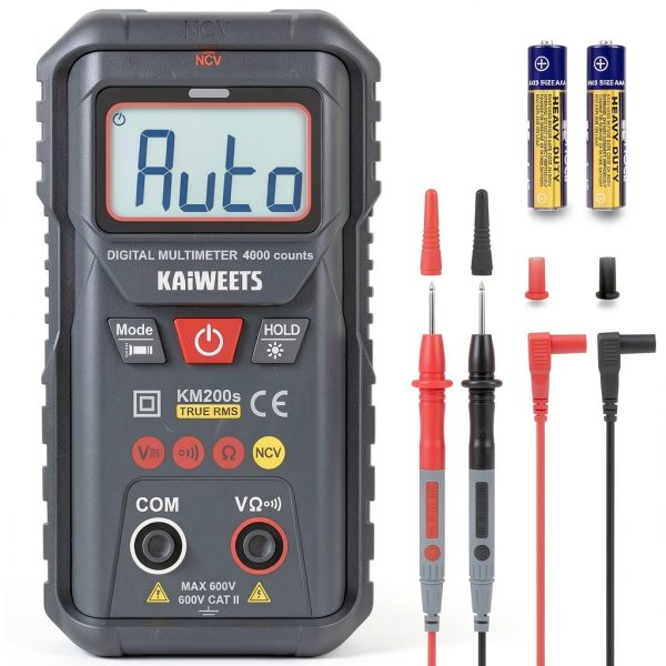 KAIWEETS Digital Multimeter Tool Black KM200S-8