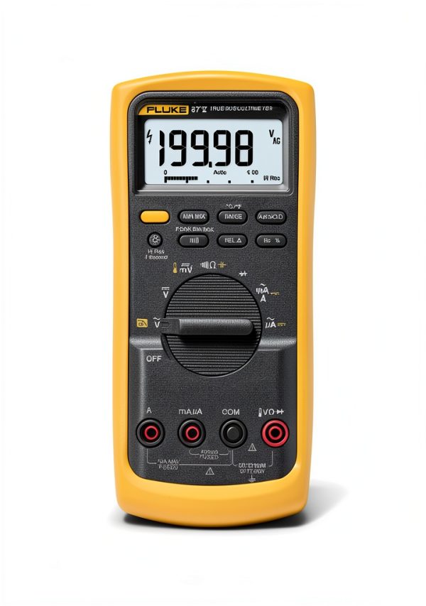 Fluke 87V Industrial Multimeter Yellow Model-0
