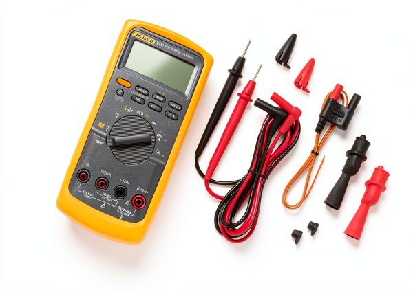 Fluke 87V Industrial Multimeter Yellow Model-1