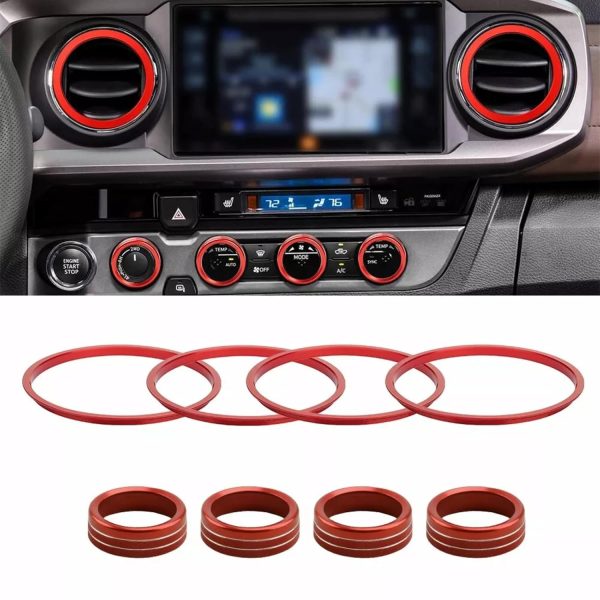AuTK Toyota Tacoma AC Vent Inner Rings-0