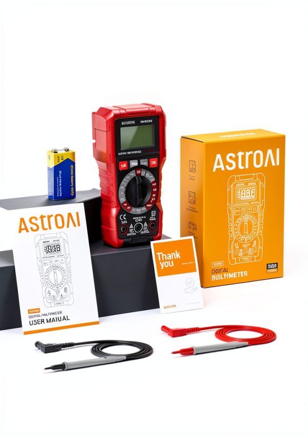 AstroAI DM200M Multimeter Black Pocket Digital-7