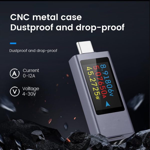 diymore USB C Power Meter Multi Tester Solar-1