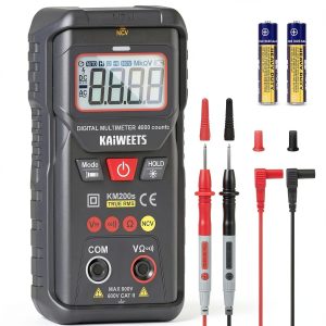 KAIWEETS Digital Multimeter Tool Black KM200S-0