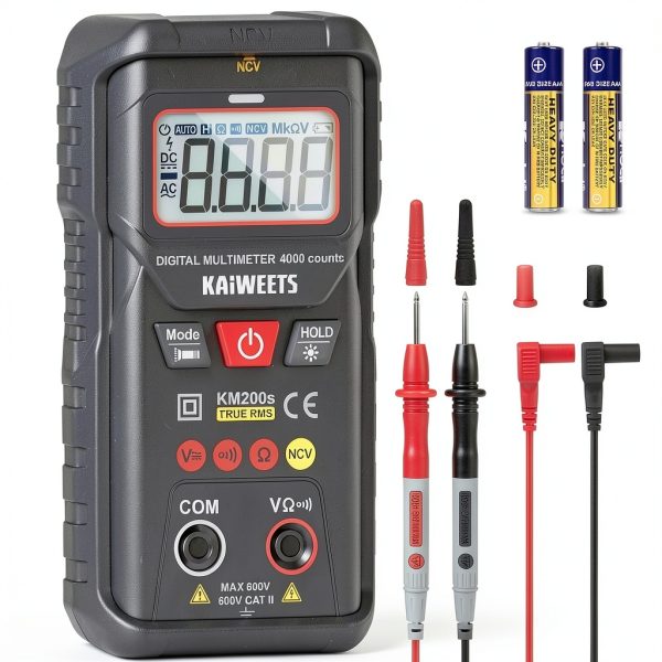 KAIWEETS Digital Multimeter Tool Black KM200S-0