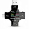 YOJOCK USB C Power Meter Digital Multitester Black-5