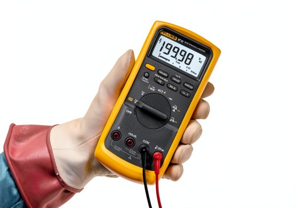 Fluke 87V Industrial Multimeter Yellow Model-4