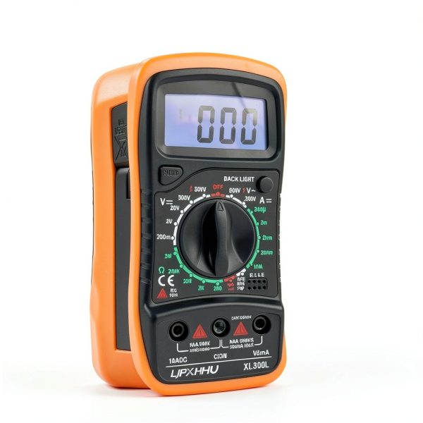 LJPXHHU Compact Multimeter Orange Black-1
