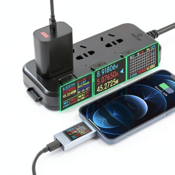 YOJOCK USB C Tester Grey-blue Type C-3