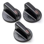 Aynaxcol HVAC Control Knob Plastic Rotary 3 Way-0