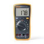 Fluke 17B+ Digital Multimeter Yellow CAT III 600V-0