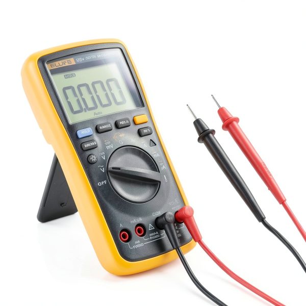 Fluke 17B+ Digital Multimeter Yellow CAT III 600V-5