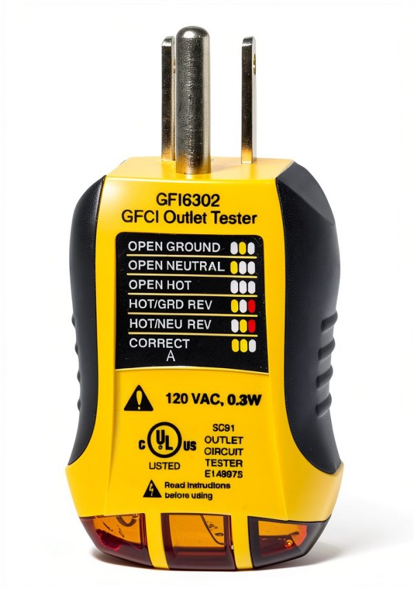 SPERRY NC & GFCI Tester Kit Yellow Model STK001-5