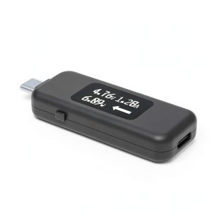 Plugable USB-C Power Tester Black USBC-VAMETER3-0