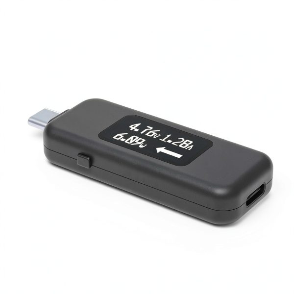 Plugable USB-C Power Tester Black USBC-VAMETER3-0