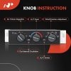 A-Premium Heater Control Switch for Cadillac Escalade-1