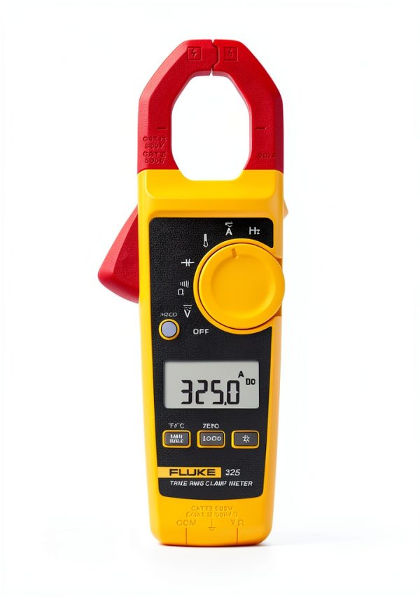 Fluke 325 Yellow TRMS Clamp Meter True RMS-0