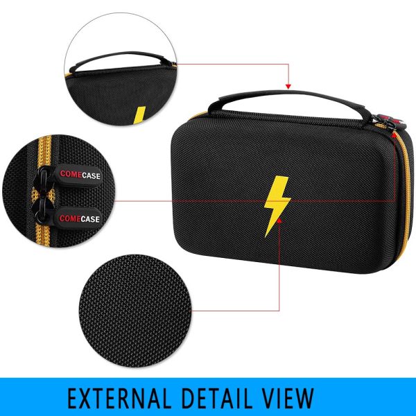 Fluke 87V Multimeter Case Black+Yellow Pocket COMECASE-1
