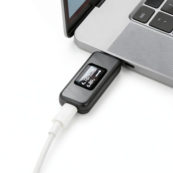 Plugable USB-C Power Tester Black USBC-VAMETER3-1