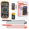 LJPXHHU Compact Multimeter Orange Black-6