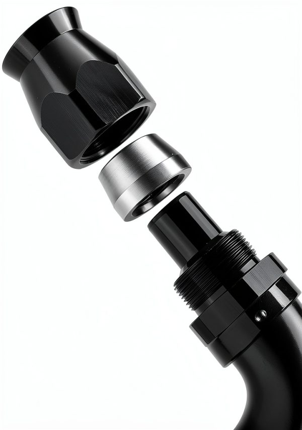 8AN 90Degree Fuel Fitting EVIL ENERGY Aluminum-1
