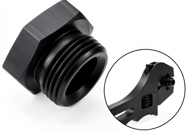 AN6 Hex Plug EVIL ENERGY Fuel Fitting Aluminum-4