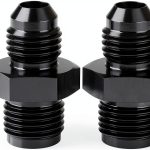 Podavelle AN6 Flare Adapter Fittings Black 2pcs-0