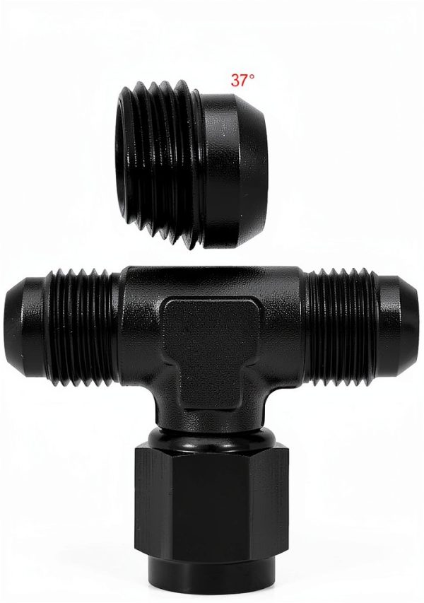 AN6 Flare Fitting EVIL ENERGY Aluminum Tee-3