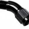 Podavelle AN4 45 Degree Swivel Fuel Adapter Black Aluminum 4AN-1