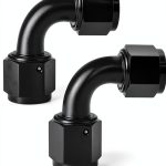 AN6 90 Degree Swivel Fitting EVIL ENERGY 6AN Aluminum 2‑Piece Set-0