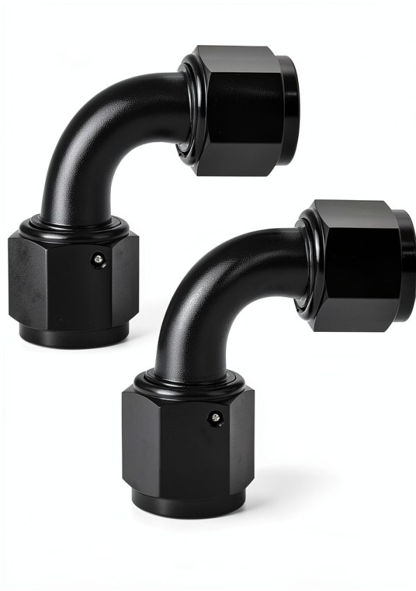 AN6 90 Degree Swivel Fitting EVIL ENERGY 6AN Aluminum 2‑Piece Set-0
