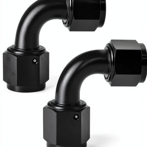 EVIL ENERGY AN10 Female to Female 90° Swivel Aluminum Fitting Set 2pcs-0
