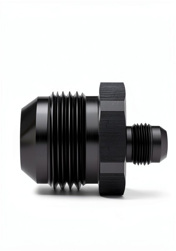 EVIL ENERGY 12AN to 6AN Reducer Coupler Adapter Black Aluminum Alloy-1
