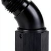 AN6 Swivel Adapter Podavelle Black 45 to 90 Degree Aluminum Fitting-4