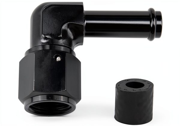 EVIL ENERGY 6AN 3/8 Inch 90Degree Aluminum Fuel Line Fitting-3
