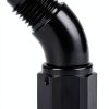 Podavelle AN4 45 Degree Swivel Fuel Adapter Black Aluminum 4AN-4