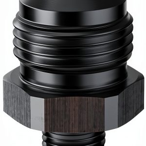 EVIL ENERGY 12AN to 6AN Reducer Coupler Adapter Black Aluminum Alloy-0