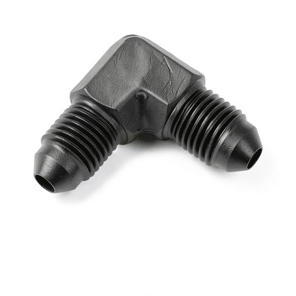 EVIL ENERGY 3AN Male Flare Coupler Black Aluminum 3/8 UNF Union-2