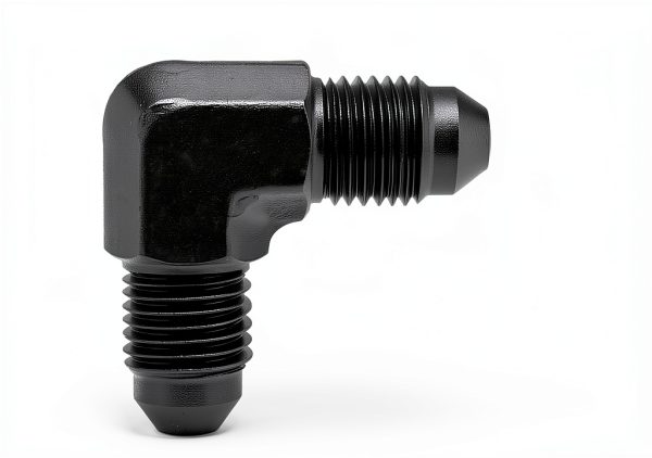 EVIL ENERGY 3AN Male Flare Coupler Black Aluminum 3/8 UNF Union-3