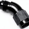 AN6 Swivel Adapter Podavelle Black 45 to 90 Degree Aluminum Fitting-3
