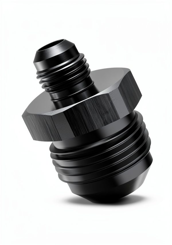 EVIL ENERGY 12AN to 6AN Reducer Coupler Adapter Black Aluminum Alloy-2