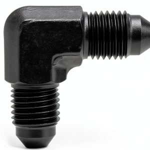 AN Male Flare Coupler EVIL ENERGY 3AN Black Aluminum 1500 PSI-0