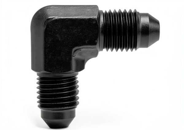 EVIL ENERGY 3AN Male Flare Coupler Black Aluminum 3/8 UNF Union-0