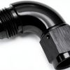 Podavelle AN8 Swivel Fuel Adapter 90 Degree Black Aluminum 4AN-16UNF-3