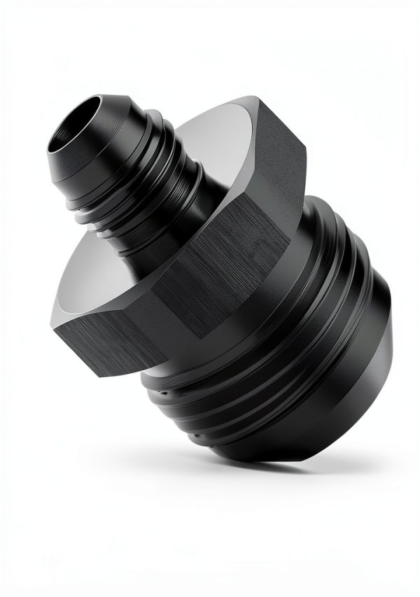 EVIL ENERGY 12AN to 6AN Reducer Coupler Adapter Black Aluminum Alloy-3
