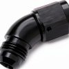AN6 Swivel Adapter Podavelle Black 45 to 90 Degree Aluminum Fitting-2