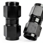 AN10 Fuel Line Union Fitting EVIL ENERGY 360° Swivel Straight-0